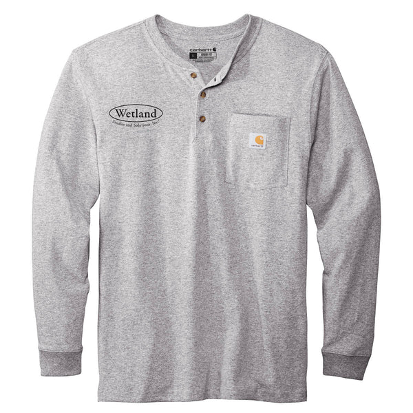 Wetland:  Carhartt Long Sleeve Sleeve Henley T-Shirt