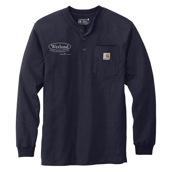 Wetland:  Carhartt Long Sleeve Sleeve Henley T-Shirt
