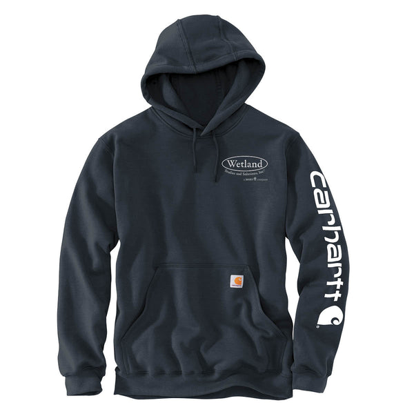 Wetland:  Carhartt Midweight Hooded Logo Sweatshirt