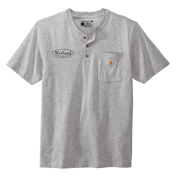 Wetland:  Carhartt Short Sleeve Sleeve Henley T-Shirt