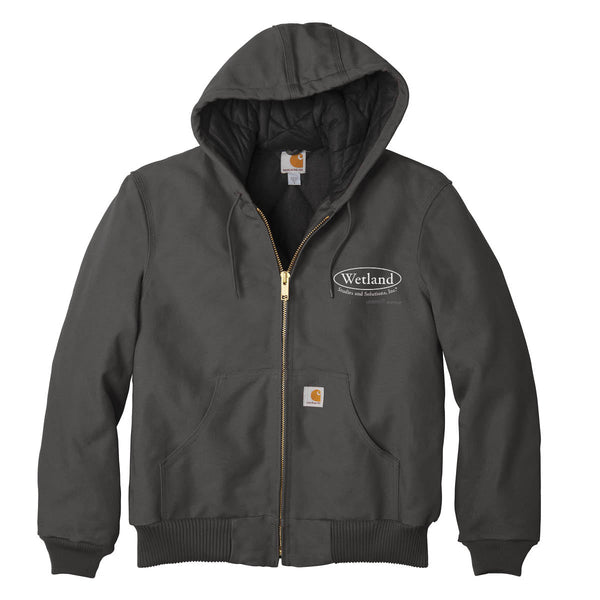 Wetland:  Carhartt Quilted-Flannel-Lined Duck Active Jacket