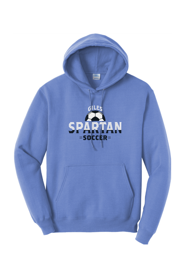 Spartan Soccer: Embroidered Hooded Sweatshirt