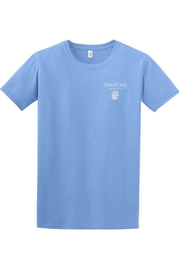 Spartan Soccer: Embroidered Softstyle T-Shirt