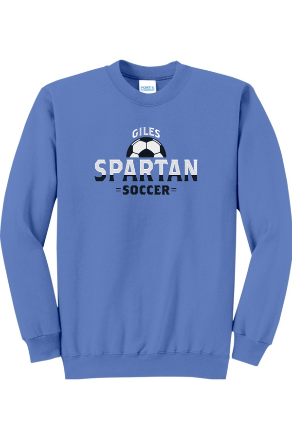 Spartan Soccer: Embroidered Crewneck Sweatshirt