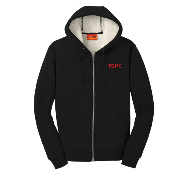 Torc: CornerStone Heavyweight Sherpa-Lined Hooded Fleece Jacket