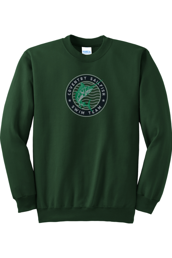 Coventry Sailfish: ADULT Fleece Crewneck Sweatshirt