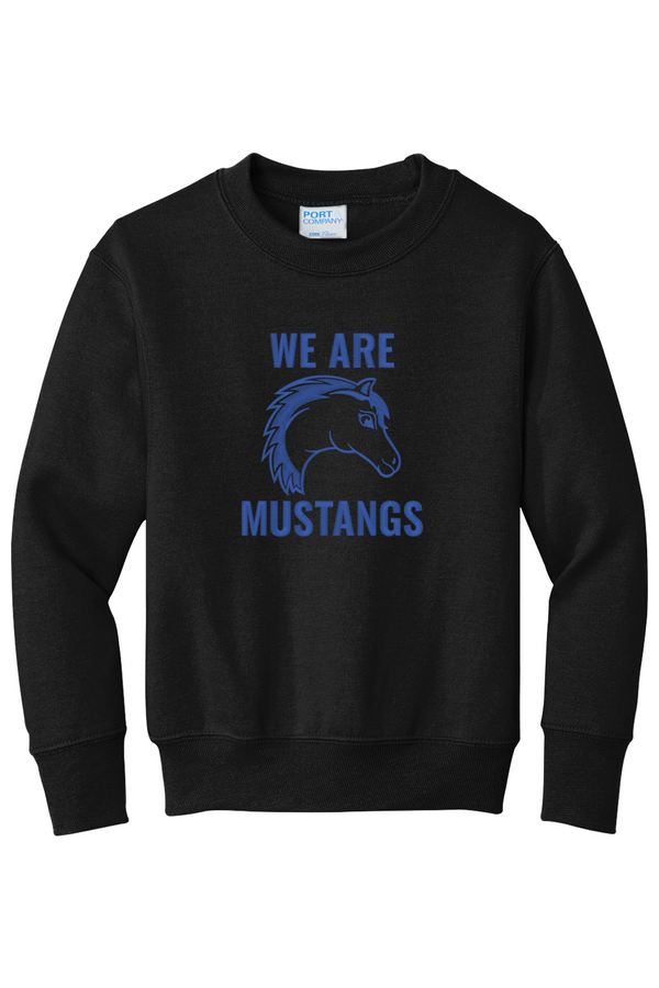 MVES: YOUTH Embroidered Crewneck Sweatshirt