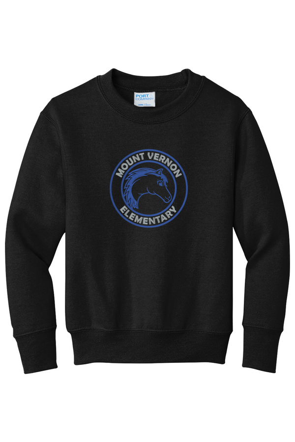 MVES: YOUTH Embroidered Crewneck Sweatshirt
