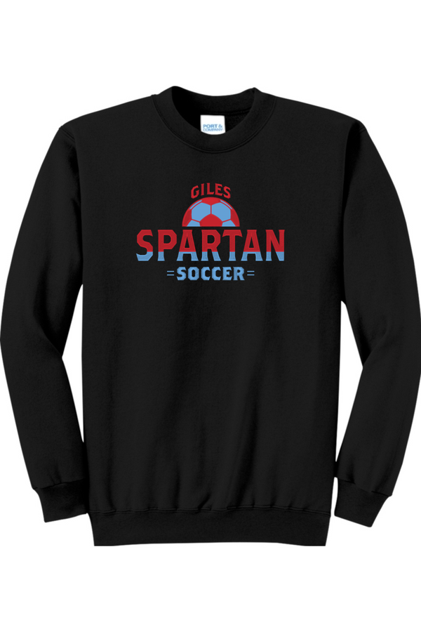 Spartan Soccer: Embroidered Crewneck Sweatshirt