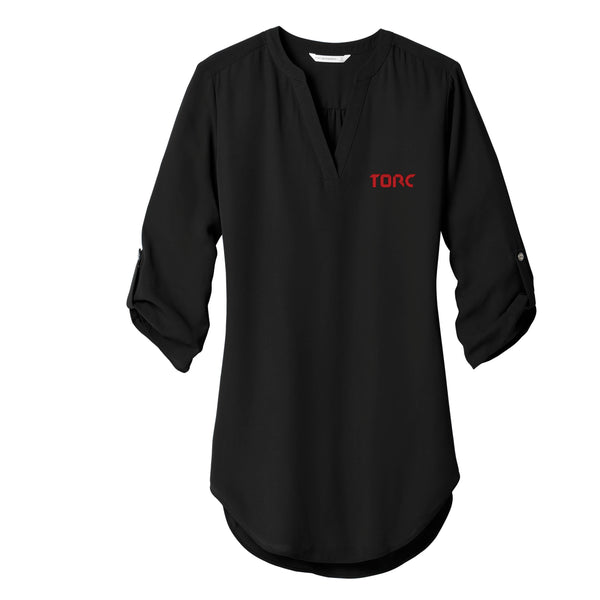 Torc: Port Authority Ladies 3/4-Sleeve Tunic Blouse
