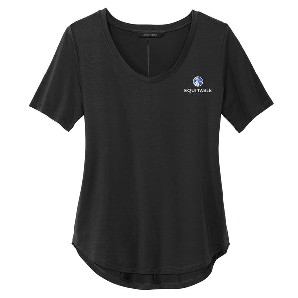 Equitable: Ladies Stretch Jersey Relaxed Scoop T