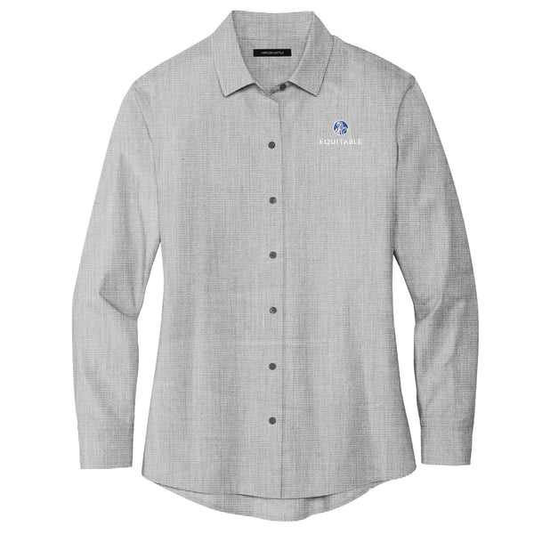 Equitable: Ladies Long Sleeve Stretch Woven Shirt