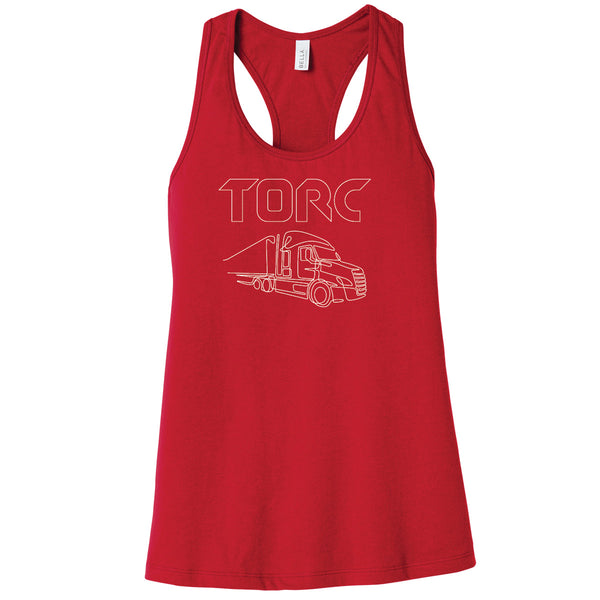 Torc: Ladies Truck-Sketch Racerback Tank