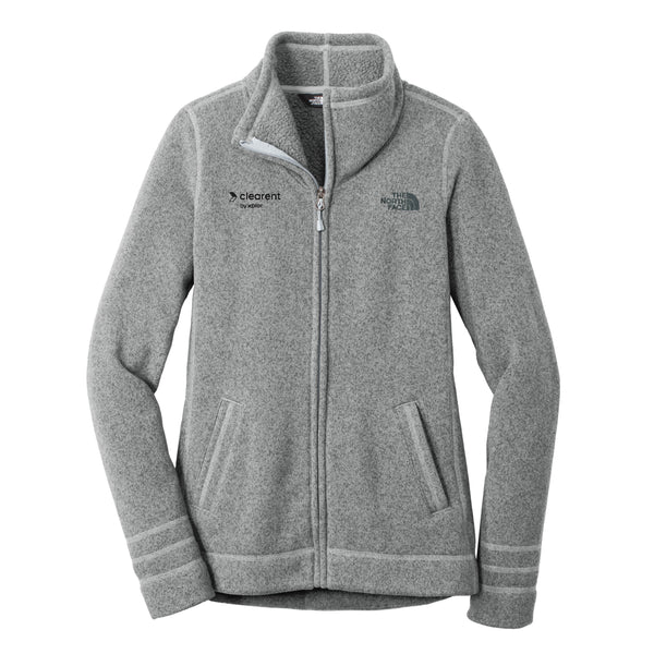 Clearent: The North Face Ladies Sweater Fleece Jacket