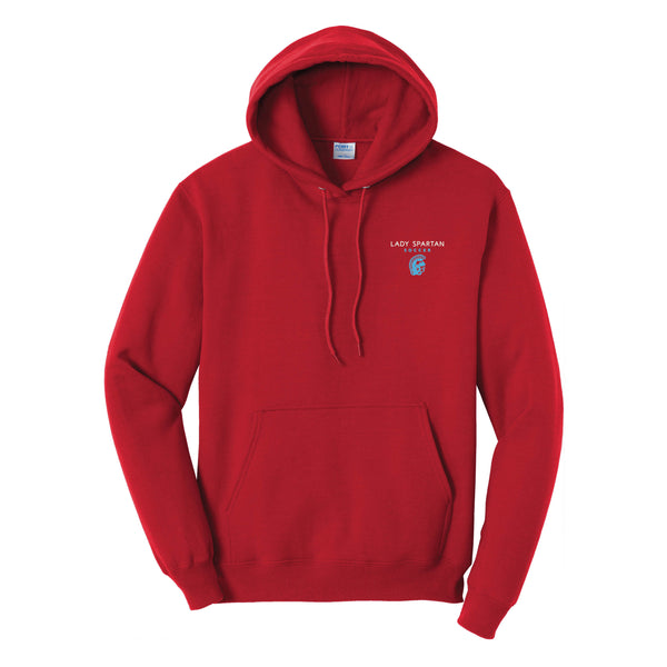 Lady Spartan Soccer: Unisex Embroidered Classic Hoodie