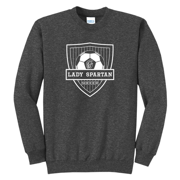 Lady Spartan Soccer: Crewneck Sweatshirt
