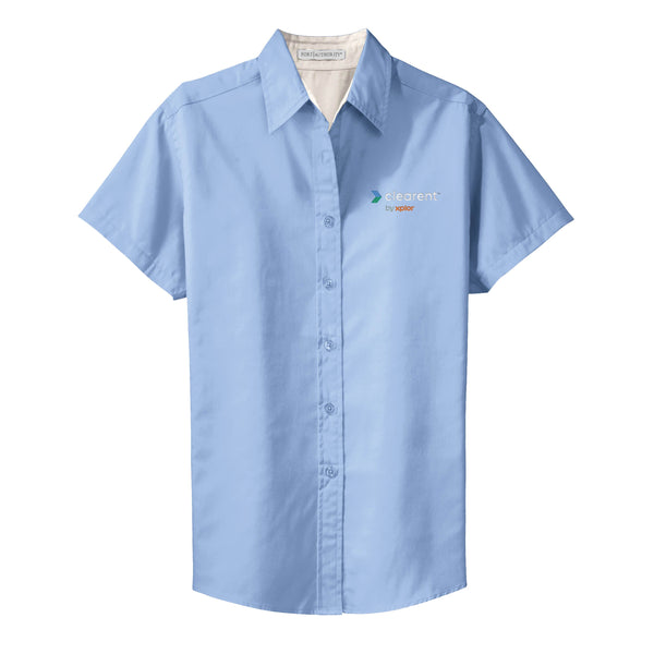 Clearent: Ladies Short Sleeve Easy Care Shirt