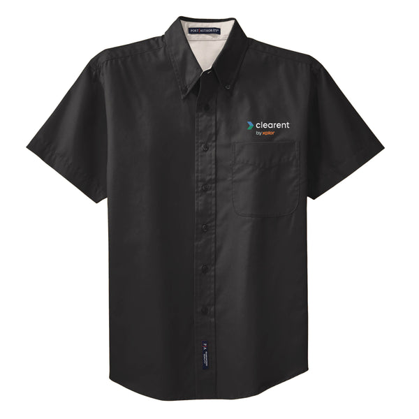 Clearent: Short Sleeve Easy Care Shirt