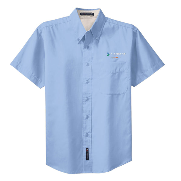 Clearent: Short Sleeve Easy Care Shirt