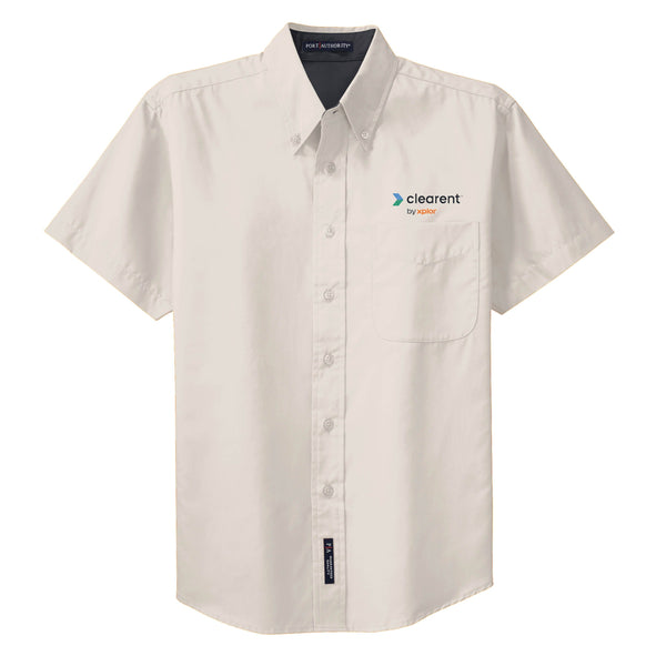 Clearent: Short Sleeve Easy Care Shirt