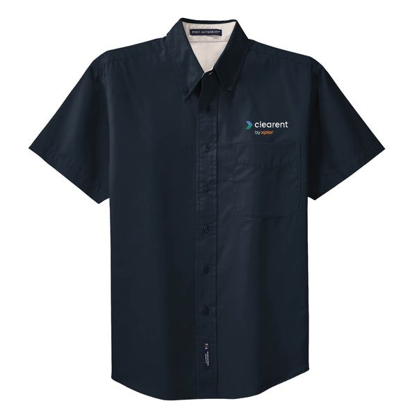 Clearent: TALL Short Sleeve Easy Care Shirt