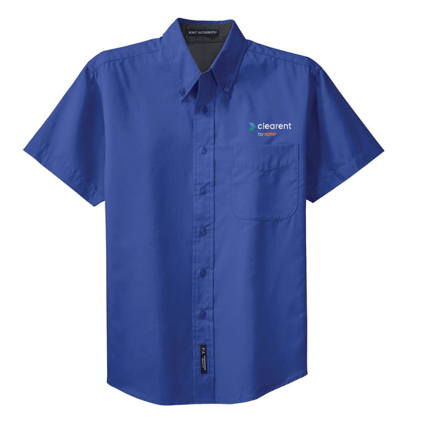 Clearent: Short Sleeve Easy Care Shirt