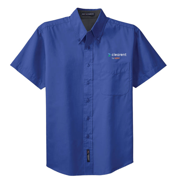 Clearent: TALL Short Sleeve Easy Care Shirt
