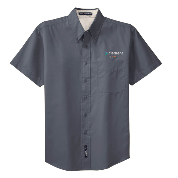 Clearent: TALL Short Sleeve Easy Care Shirt
