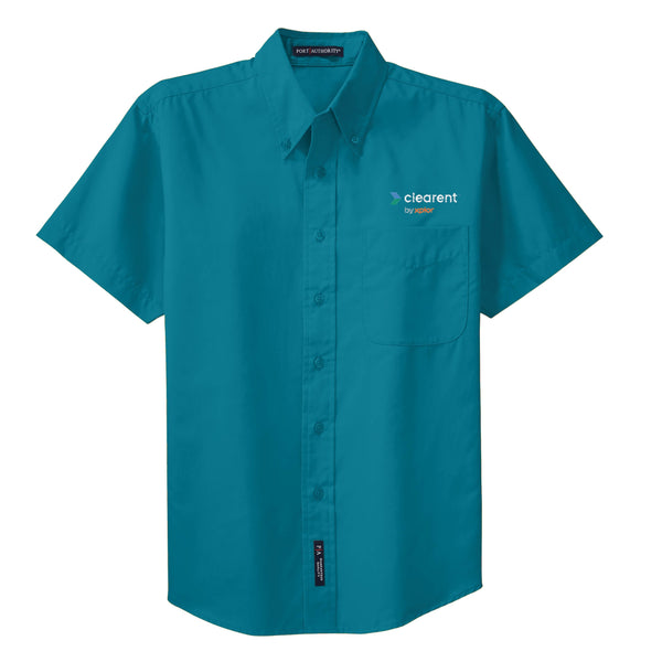 Clearent: Short Sleeve Easy Care Shirt
