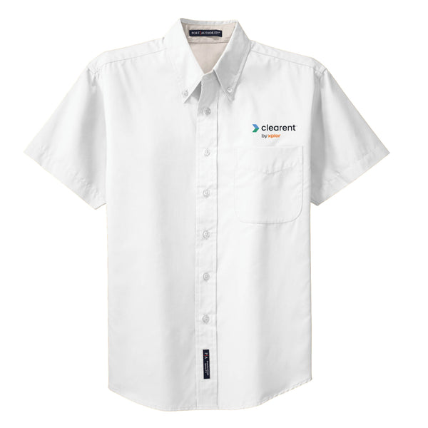 Clearent: Short Sleeve Easy Care Shirt