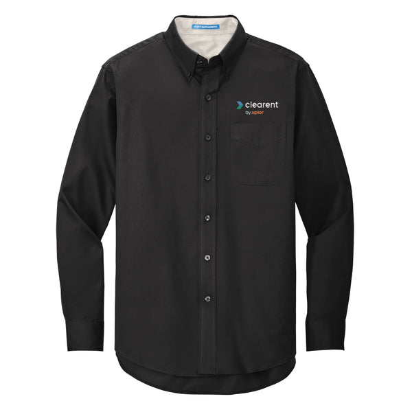 Clearent: Long Sleeve Easy Care Shirt