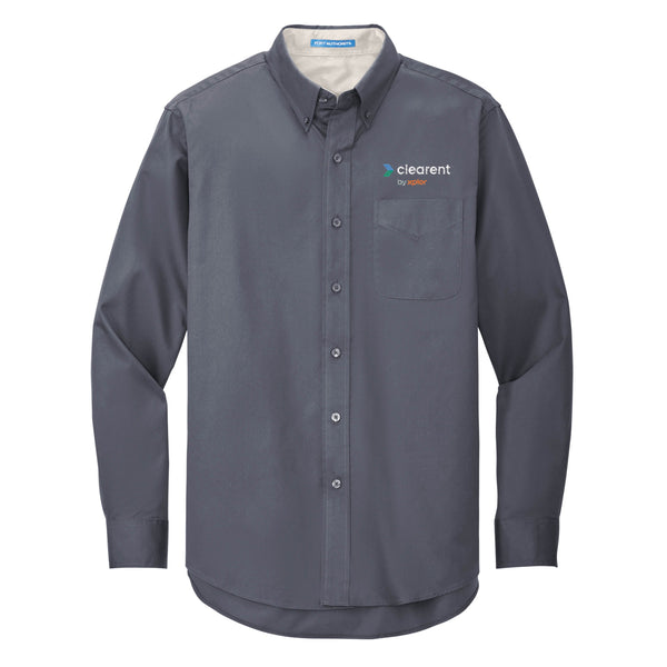 Clearent: Long Sleeve Easy Care Shirt