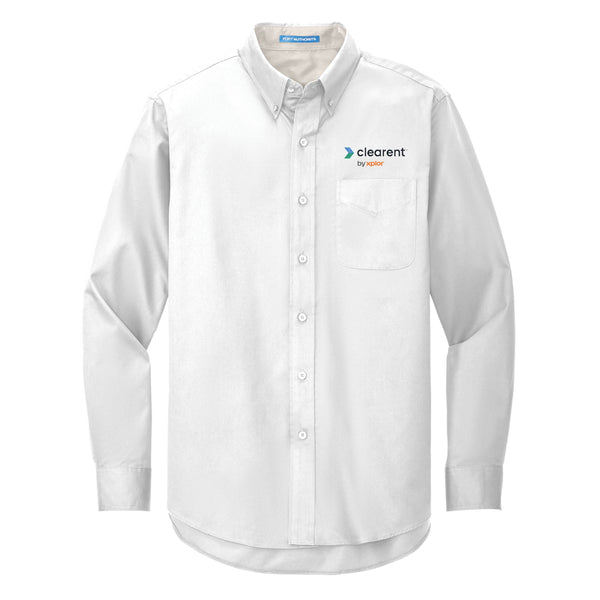 Clearent: Long Sleeve Easy Care Shirt