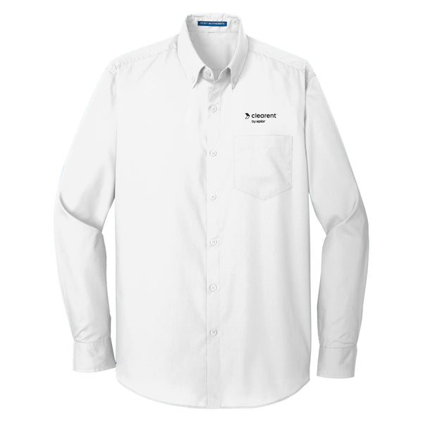Clearent: Longsleeve Carefree Poplin Shirt