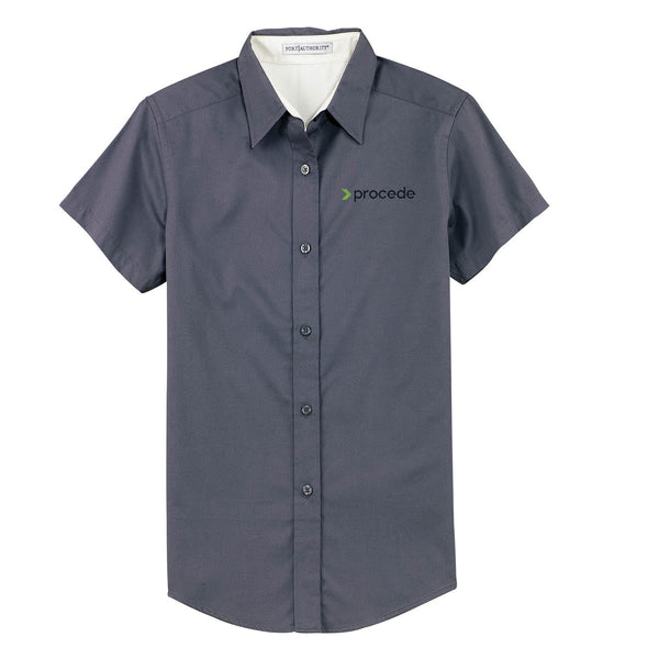 Procede: Ladies Short Sleeve Easy Care Shirt