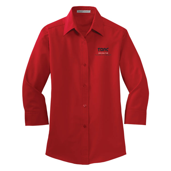 Torc Future of Freight: Ladies 3/4 Sleeve Easy Care Shirt