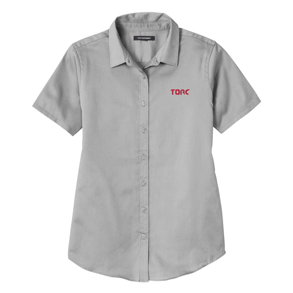 Torc: Ladies Short Sleeve SuperPro React Twill Shirt