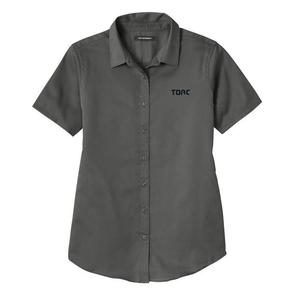 Torc: Ladies Short Sleeve SuperPro React Twill Shirt