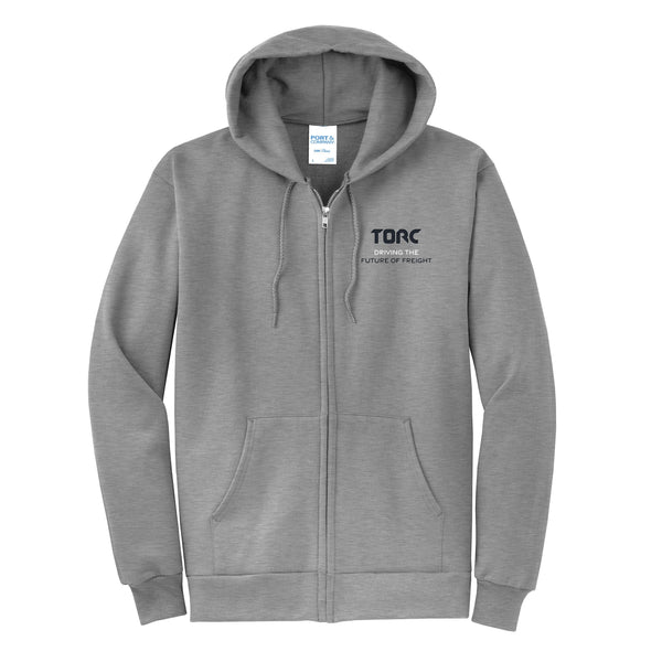 Torc Future of Freight: Core Fleece FullZip Hooded Sweatshirt