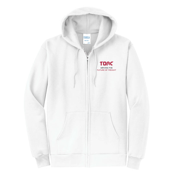 Torc Future of Freight: Core Fleece FullZip Hooded Sweatshirt