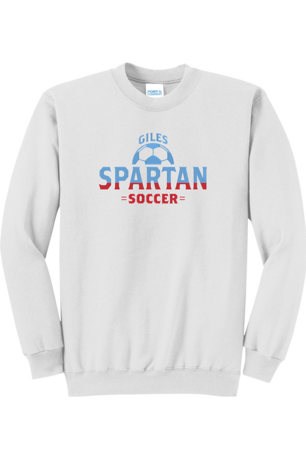 Spartan Soccer: Embroidered Crewneck Sweatshirt